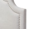 Baxton Studio Cora Modern Grayish Beige Upholstered King Size Headboard 124-6863 - alternate 4